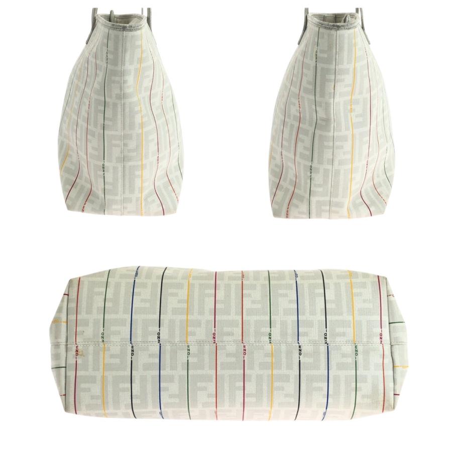 FENDI フェンディ ズッカ ホワイト マルチカラー レザー 88H185 HQP トートバッグ ショルダーバッグ レディース 504177 | FENDI | 09