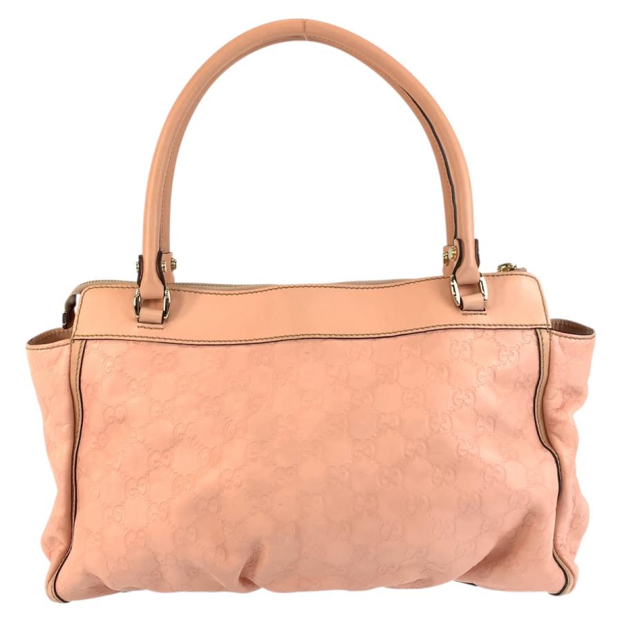 美品 GUCCI グッチ アビー グッチシマ ピンク ゴールド金具 レザー 189831 トートバッグ ショルダーバッグ レディース 504239 | GUCCI | 01