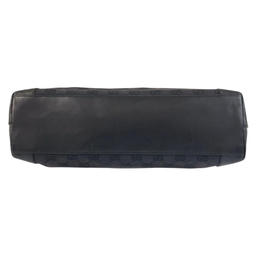 美品 GUCCI グッチ ブラック 黒 GGキャンバス/レザー 002 1119 トートバッグ ショルダーバッグ レディース 504278 | GUCCI | 09