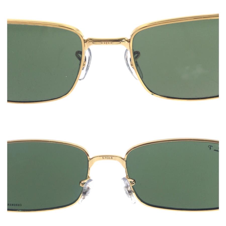 Ray-Ban（レイバン） 美品 ゴールド グリーン 合金 RB3717 サングラス