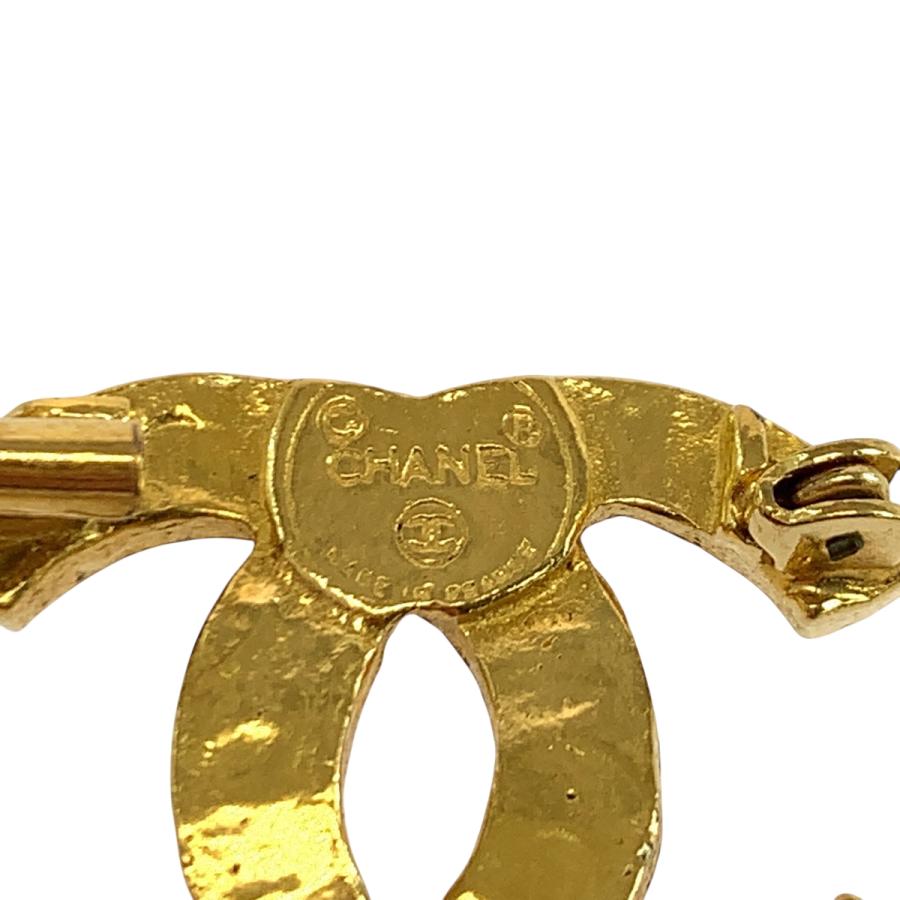 CHANEL（シャネル） ヴィンテージ ココマーク ラインストーン ゴールド