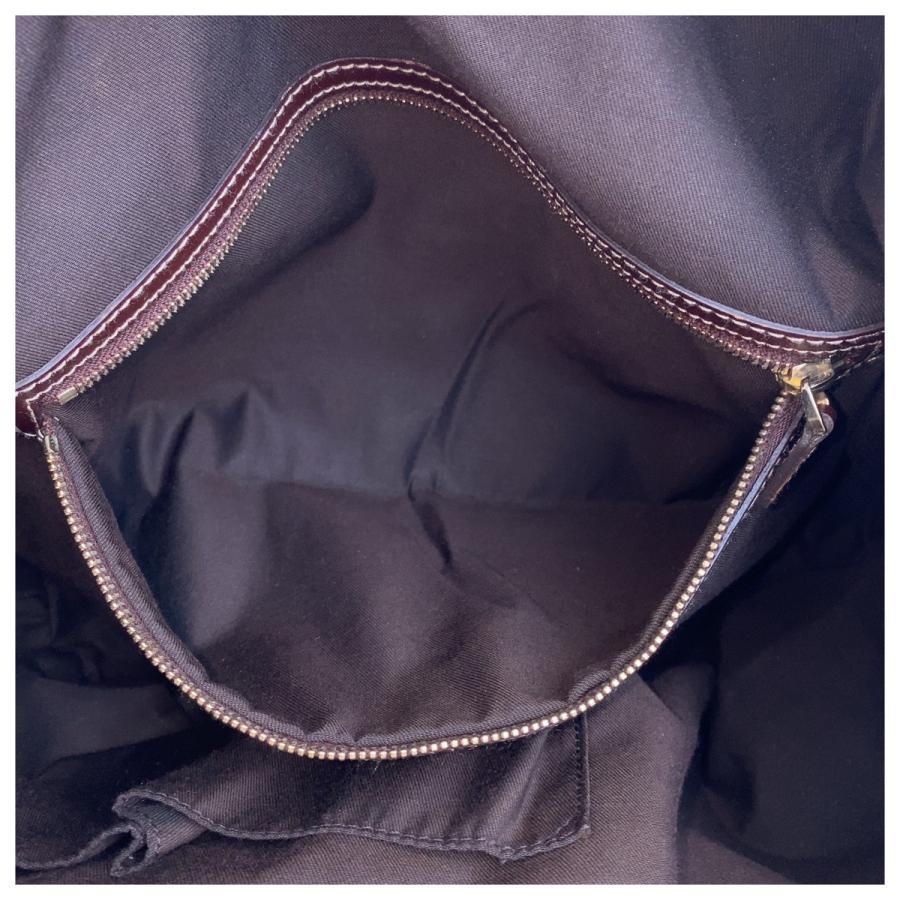 GUCCI（グッチ） 美品 ベージュ ブラウン ゴールド金具 GGキャンバス
