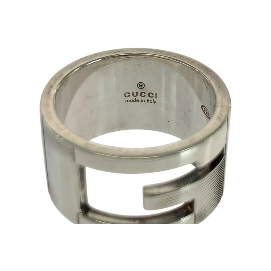美品 GUCCI グッチ ブランデッドG サイズ17 シルバー シルバー925 リング 指輪 17号 メンズ 504394 | GUCCI | 03