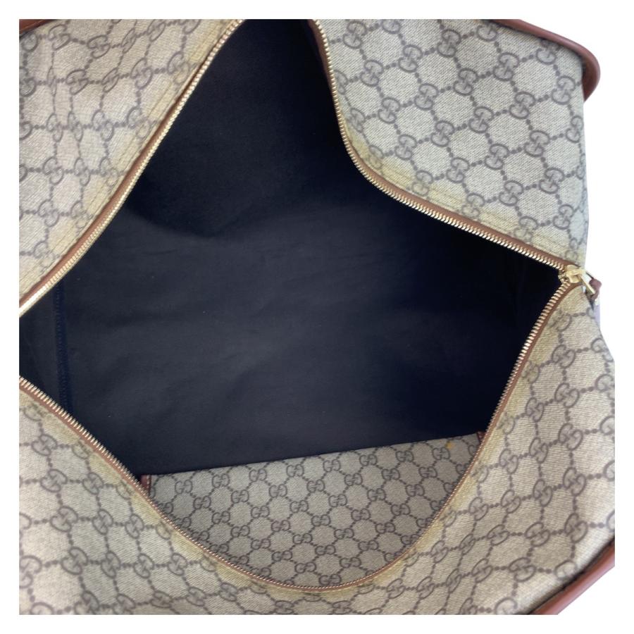 美品 GUCCI グッチ シェリーライン ベージュ ゴールド金具 GGスプリームキャンバス 211133 ボストンバッグ ハンドバッグ レディース 504399_8