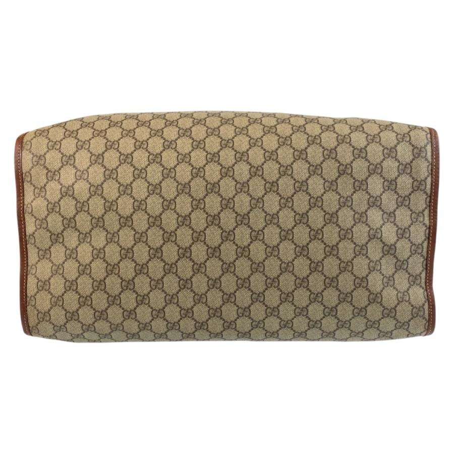美品 GUCCI グッチ シェリーライン ベージュ ゴールド金具 GGスプリームキャンバス 211133 ボストンバッグ ハンドバッグ レディース 504399_9