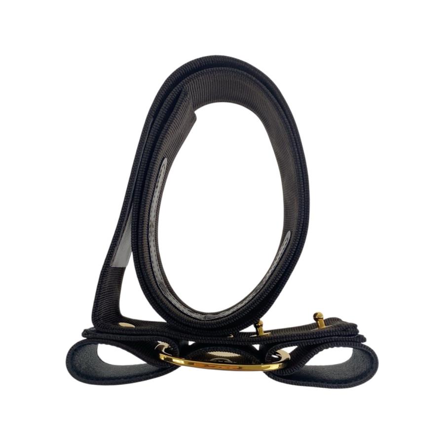 美品 Salvatore Ferragamo サルヴァトーレフェラガモ ヴァラリボン 68cm/Sサイズ ダークブラウン ゴールド金具 キャンバス 8046 ベルト レディース 504424 【中古】 美品 Salvatore Ferragamo サルヴァトーレフェラガモ ヴァラリボン