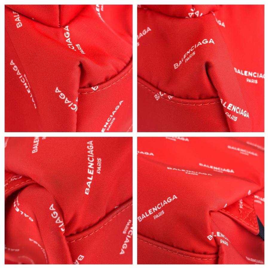美品 BALENCIAGA バレンシアガ エクスプローラー レッド ブラック ナイロン バックパック リュックサック メンズ 504543_6