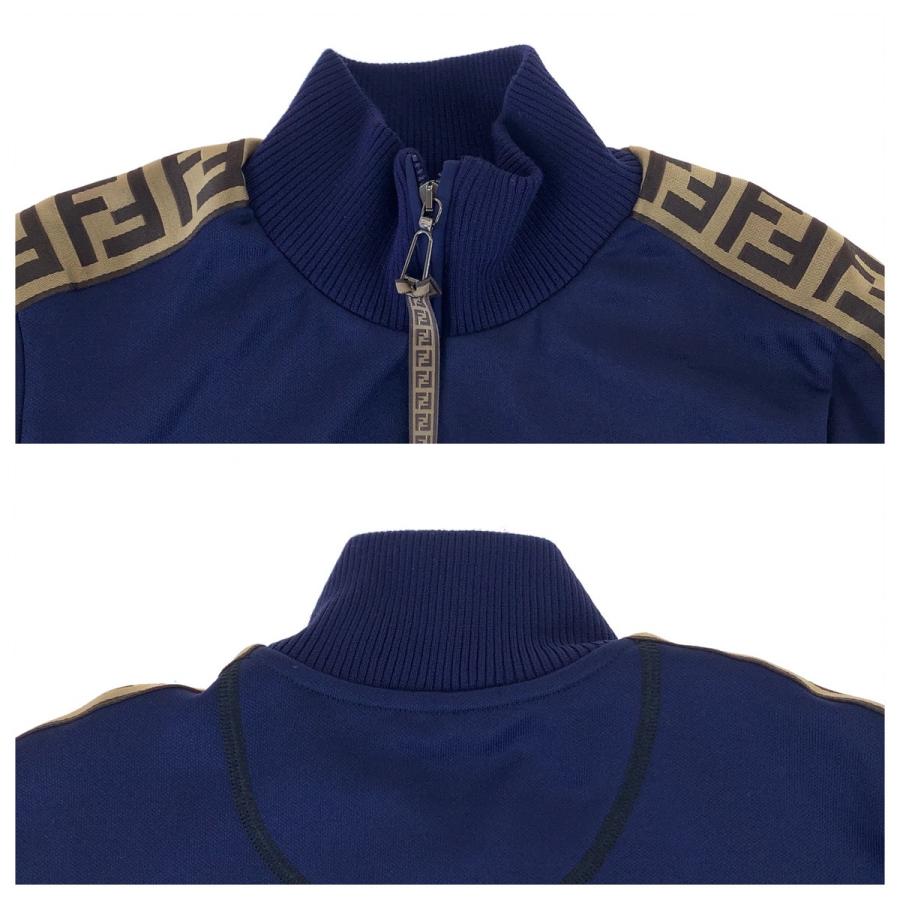 FENDI（フェンディ） 美品 ズッカ柄 サイドライン サイズ36 ネイビー