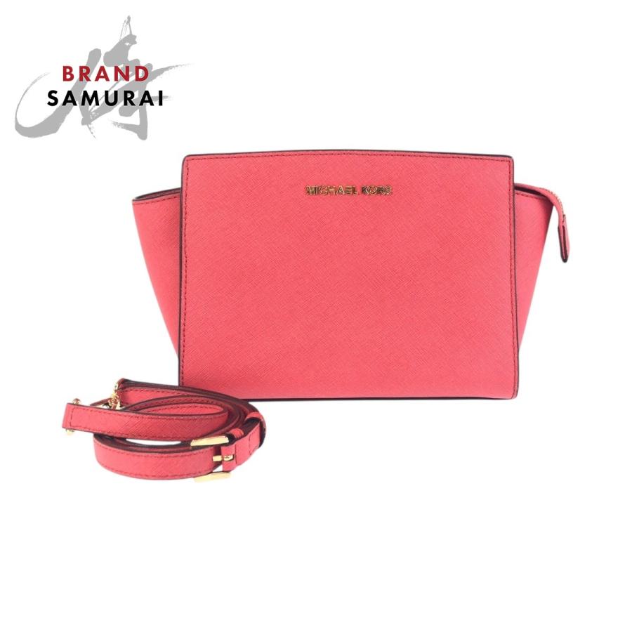 MICHAEL KORS（マイケルコース） 美品 セルマ コーラルピンク ピンク  