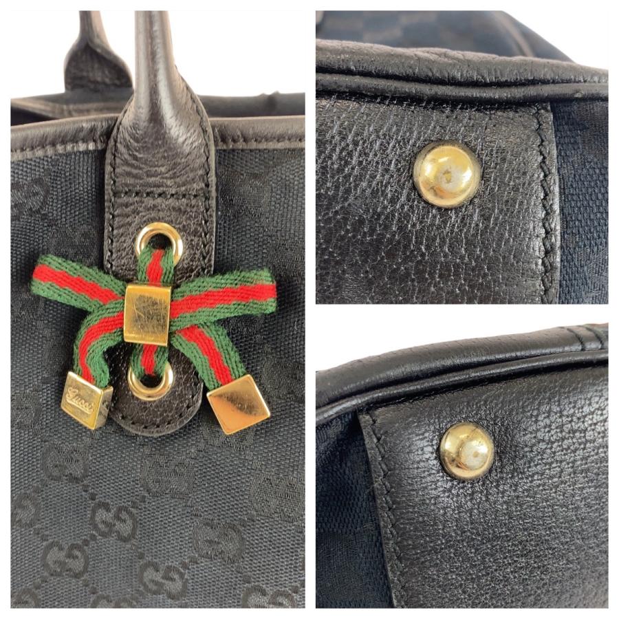 GUCCI（グッチ） シェリーライン プリンシー ブラック GGキャンバス