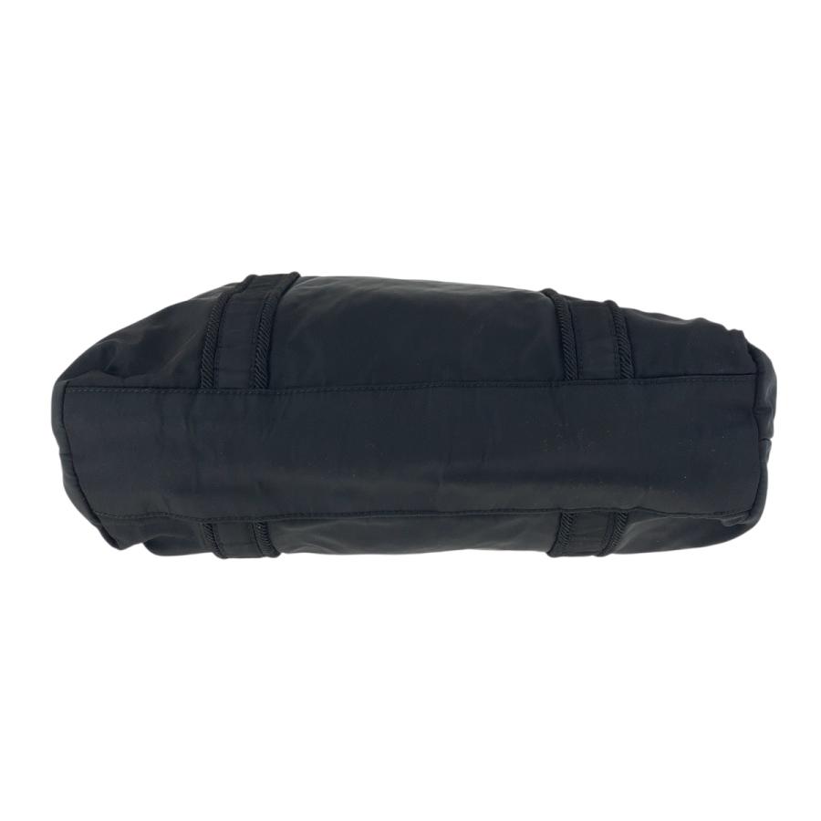 PRADA プラダ テスート ロゴ ブラック 黒 シルバー金具 ナイロン  