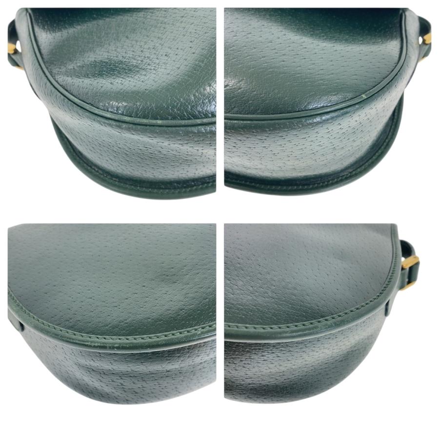 GUCCI（グッチ） ヴィンテージ オールドグッチ グリーン ゴールド金具