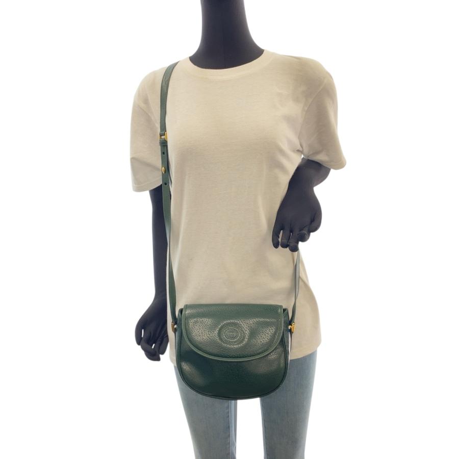 GUCCI（グッチ） ヴィンテージ オールドグッチ グリーン ゴールド金具