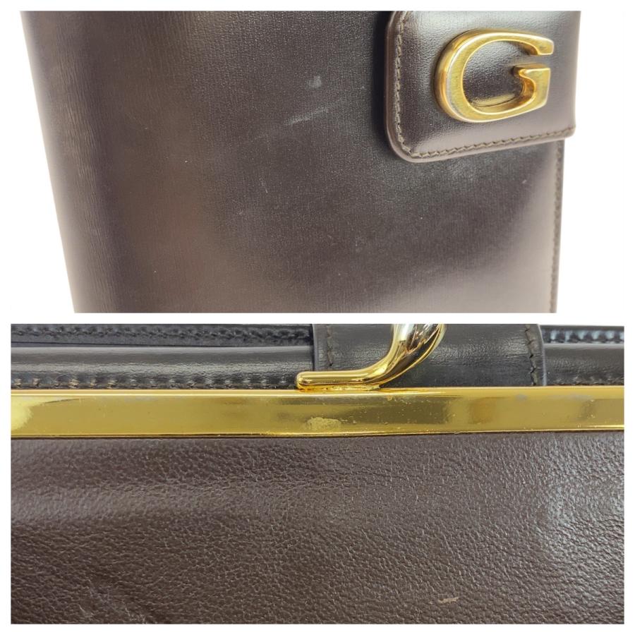 GUCCI 美品 グッチ ヴィンテージ オールドグッチ ブラウン