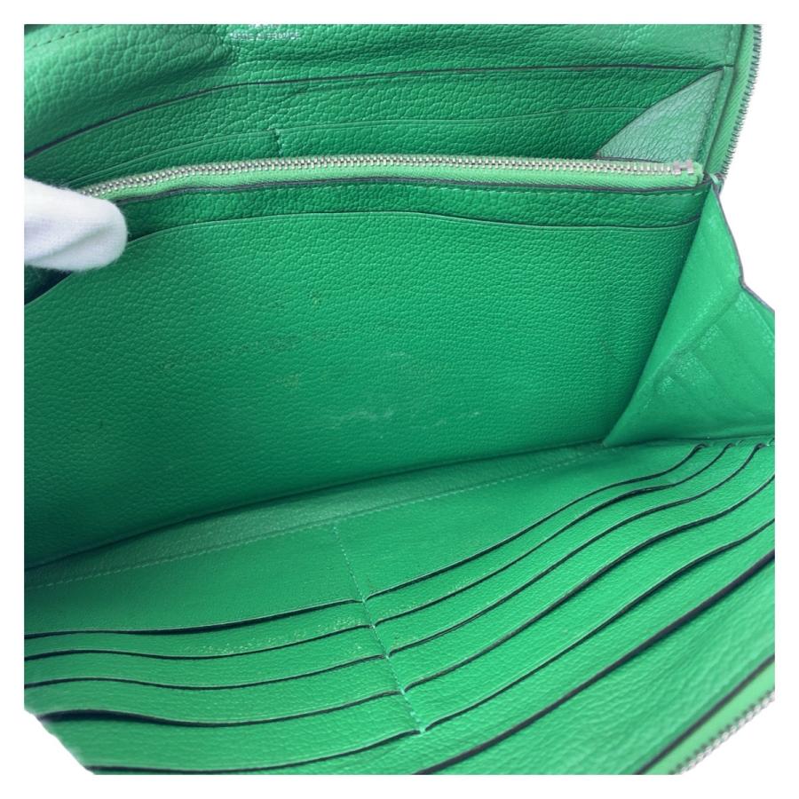 HERMES エルメス アザップ TGM グリーン シルバー金具 レザー 長財布 ロングウォレット 男女兼用 T刻印 メンズ 504707 | HERMES | 05