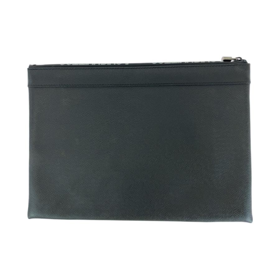 美品 LOUIS VUITTON ルイヴィトン タイガ ポシェットアポロ ブラック 黒 シルバー金具 レザー M30086 クラッチバッグ メンズ 504722_1
