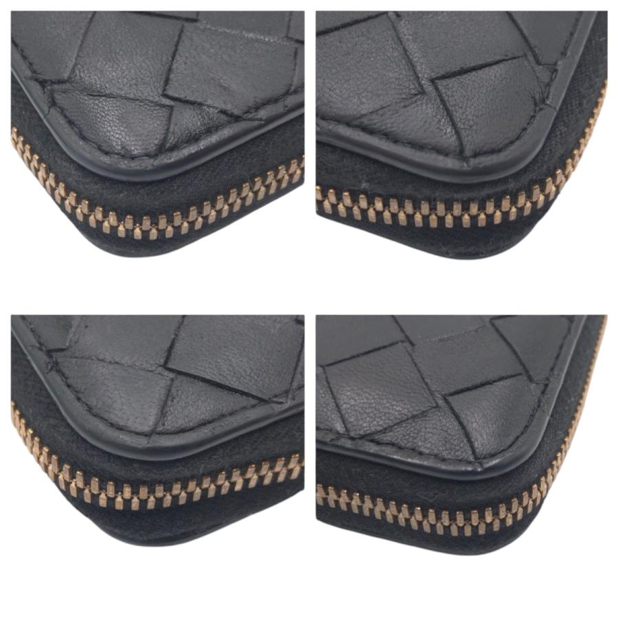 美品 BOTTEGAVENETA ボッテガヴェネタ イントレチャート ブラック