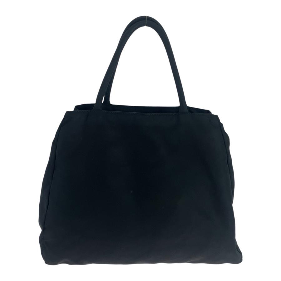 PRADA（プラダ） テスート 三角ロゴプレート ブラック 黒 シルバー金具