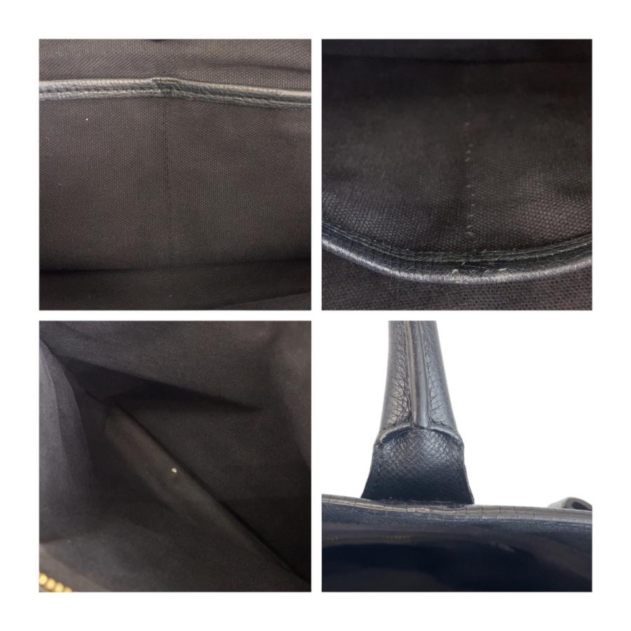 BURBERRY バーバリー ブラッ 黒 マルチカラー ゴールド金具 レザー/キャンバス ITCF&10SCA トートバッグ ショルダーバッグ 2WAY 504785 | BURBERRY | 04