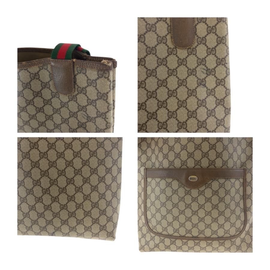 GUCCI（グッチ） オールドグッチ シェリーライン ベージュ レッド