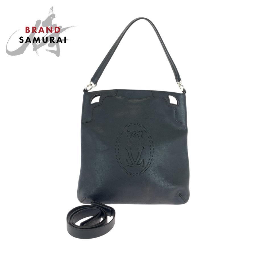 Cartier 美品 CARTIER カルティエ マルチェロ ブラック 黒