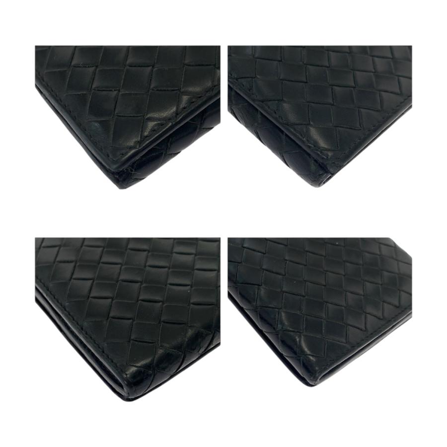 美品 BOTTEGAVENETA ボッテガヴェネタ イントレチャート ブラック 黒  