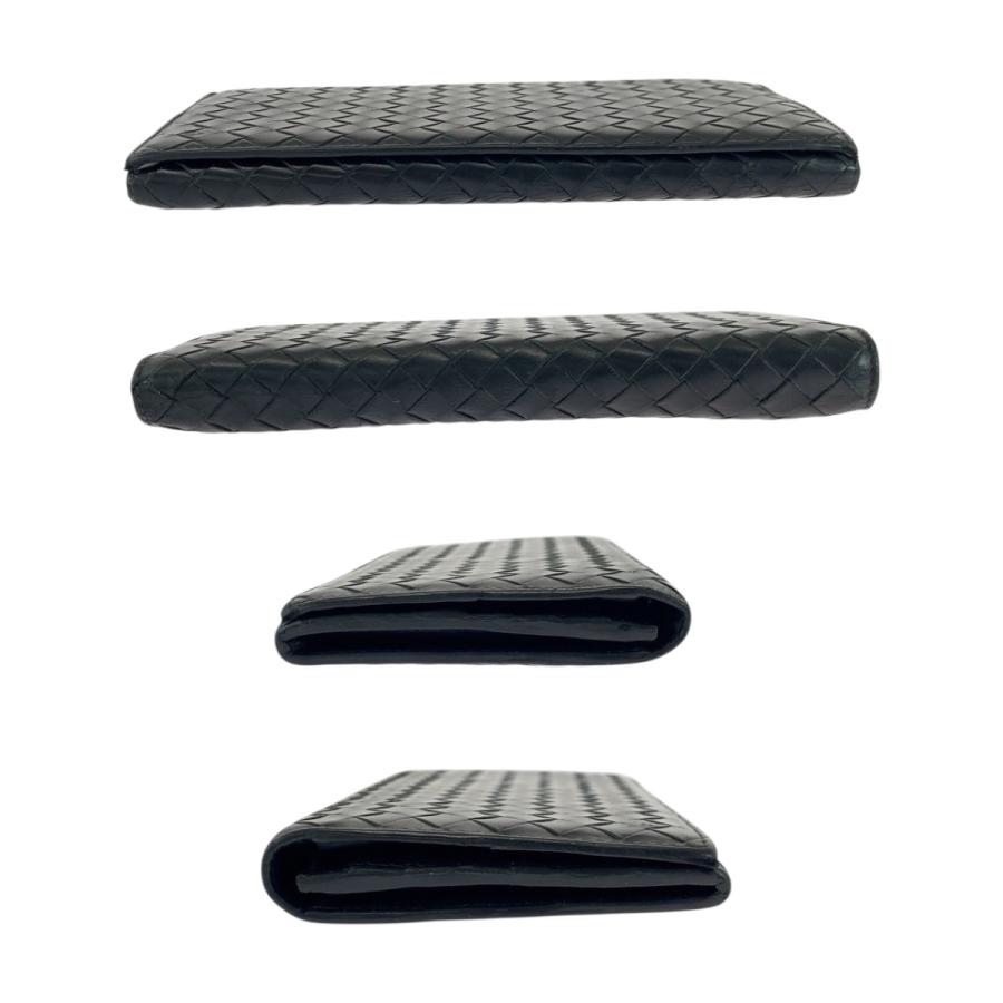 美品 BOTTEGAVENETA ボッテガヴェネタ イントレチャート ブラック 黒  