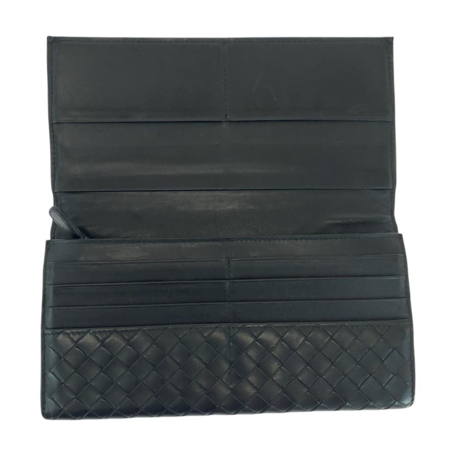 美品 BOTTEGAVENETA ボッテガヴェネタ イントレチャート ブラック 黒  