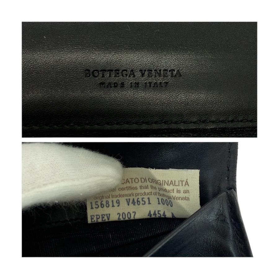 美品 BOTTEGAVENETA ボッテガヴェネタ イントレチャート ブラック 黒  