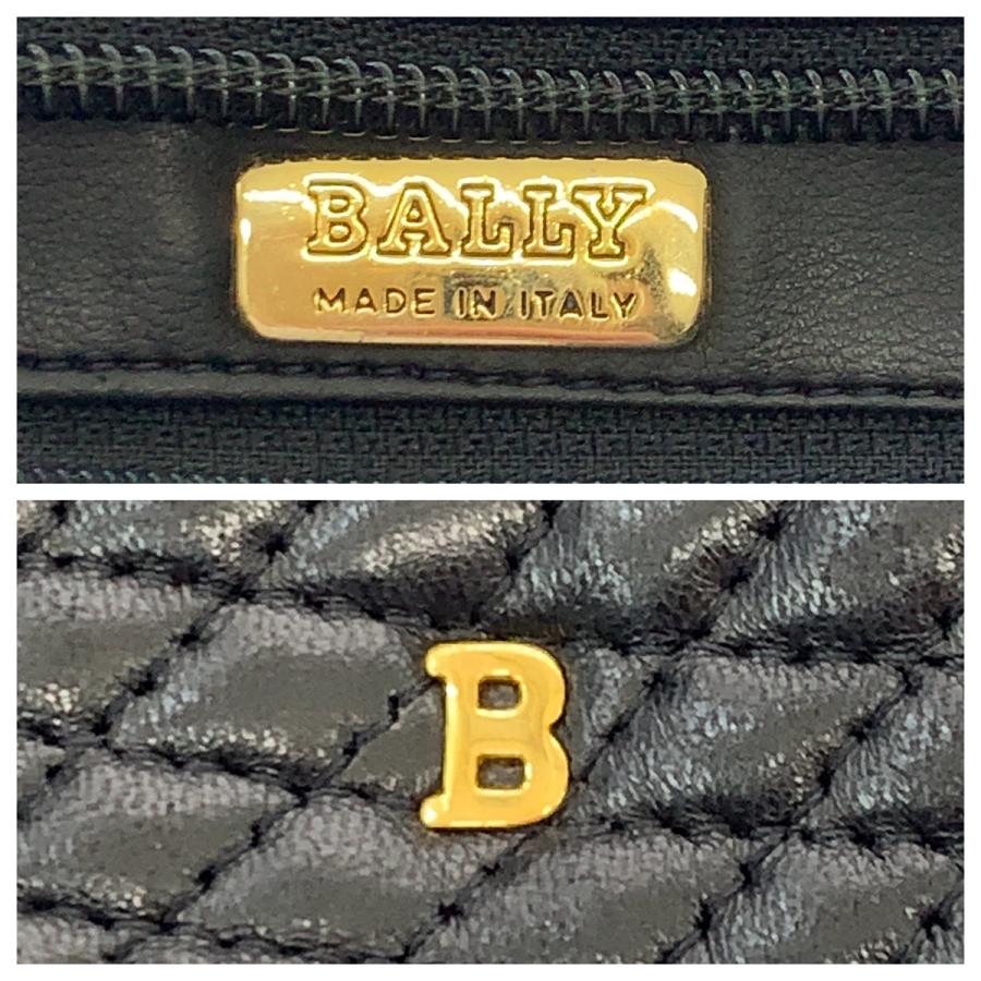 Bally（バリー） ヴィンテージ キルティング フリンジ ブラック 黒