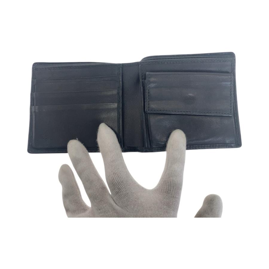 GUCCI グッチ グッチシマ ブラック 黒 シルバー金具 レザー 233102