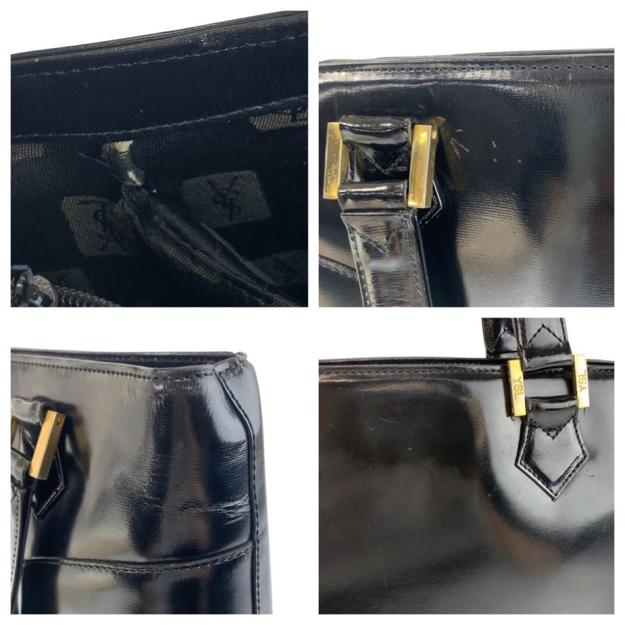 イヴサンローラン ハンドバッグ YSL ゴールド金具 ロゴ型押し 黒 楽天市場】【バッグ】YVES SAINT LAURENT イヴ サン ローラン