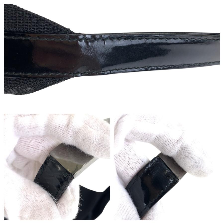 GUCCI（グッチ） ホーボー ブラック 黒 シルバー金具 キャンバス