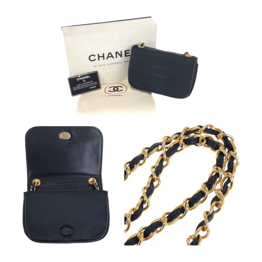 CHANEL（シャネル） ヴィンテージ ココマーク ブラック 黒 ゴールド