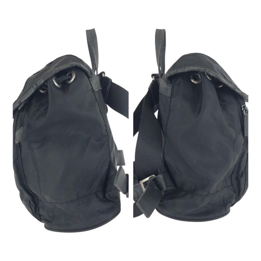 PRADA プラダ テスート ブラック 黒 シルバー金具 ナイロン リュックバックパック レディース 505016 | PRADA | 07
