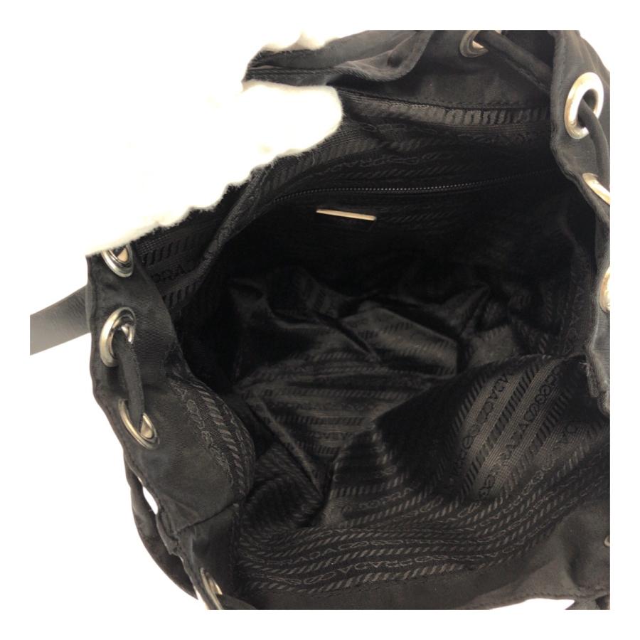 PRADA プラダ テスート ブラック 黒 シルバー金具 ナイロン リュックバックパック レディース 505016 | PRADA | 08