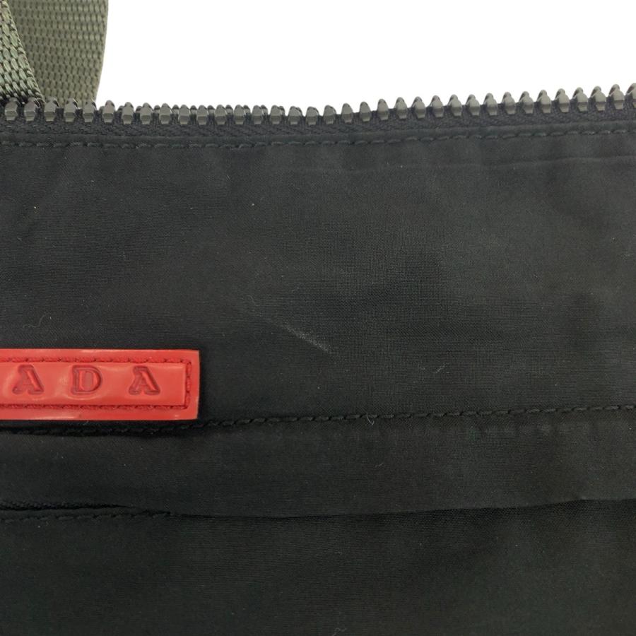 美品 PRADA SPORTS プラダスポーツ ブラック 黒 シルバー金具 ナイロン ショルダーバッグ ポシェット レディース 505028_5