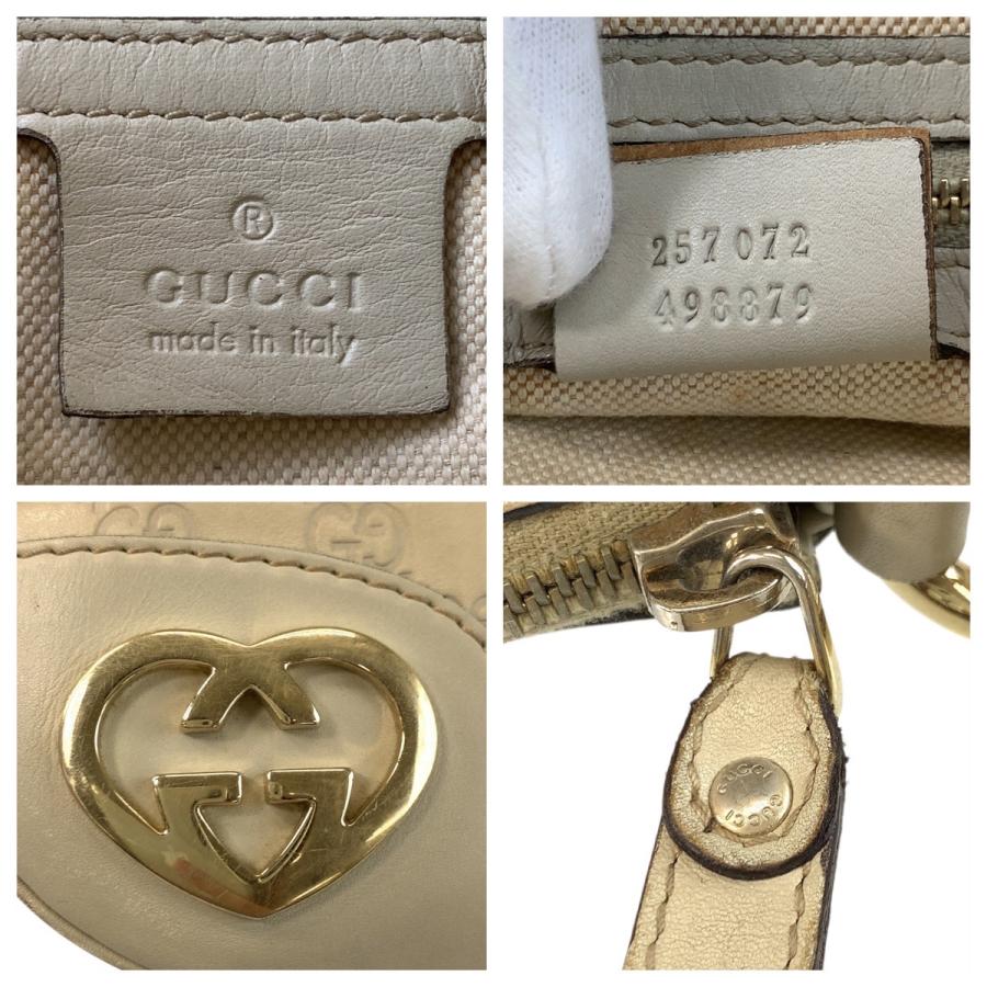 GUCCI（グッチ） グッチシマ ラブリー ベージュ アイボリー ゴールド