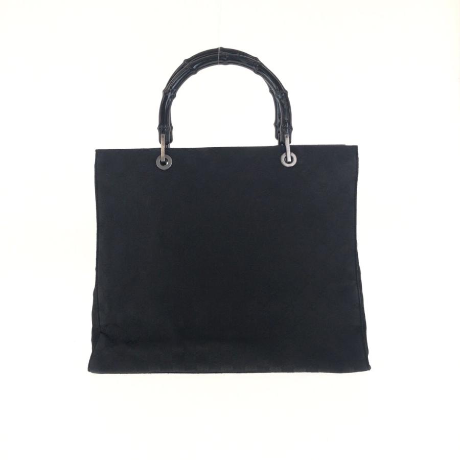 GUCCI（グッチ） バンブー ブラック 黒 シルバー金具 GGキャンバス 002