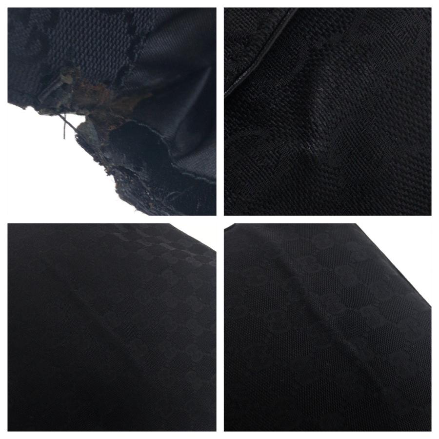 GUCCI グッチ バンブー ブラック 黒 シルバー金具 GGキャンバス 002・1010 ハンドバッグ  トートバッグ レディース 505083 | GUCCI | 04