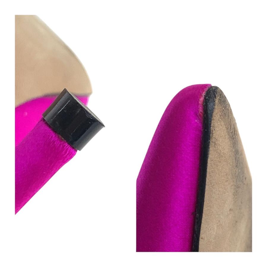 ジミーチュウ ベージュ エナメルヒール サイズ表記「35 1/2」22.5-23