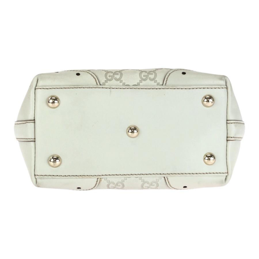 トートバッグ　GUCCI グッチシマ　レザー　ホワイト GUCCI（グッチ） グッチシマ ホワイト ゴールド 金具 レザー 145994