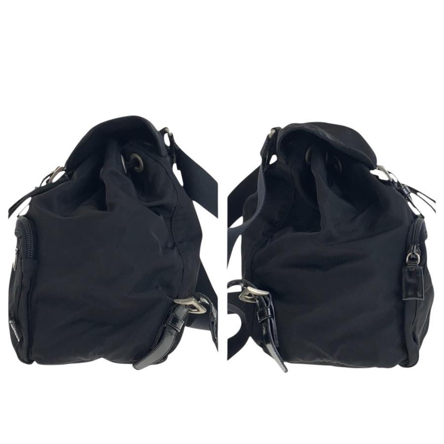 PRADA（プラダ） テスート 三角ロゴマーク ブラック 黒 シルバー金具