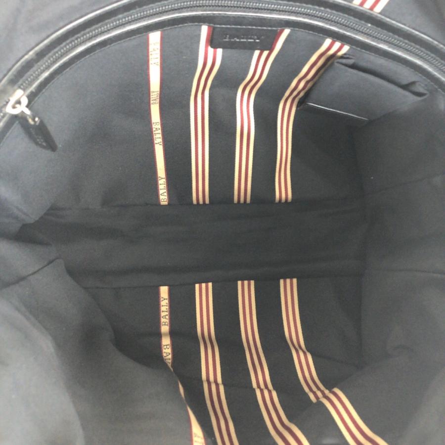 美品 BALLY バリー トレインスポッティング ブラック 黒 ホワイト シルバー金具 レザー ビジネスバッグ ブリーフケース メンズ 505158 | Bally | 06