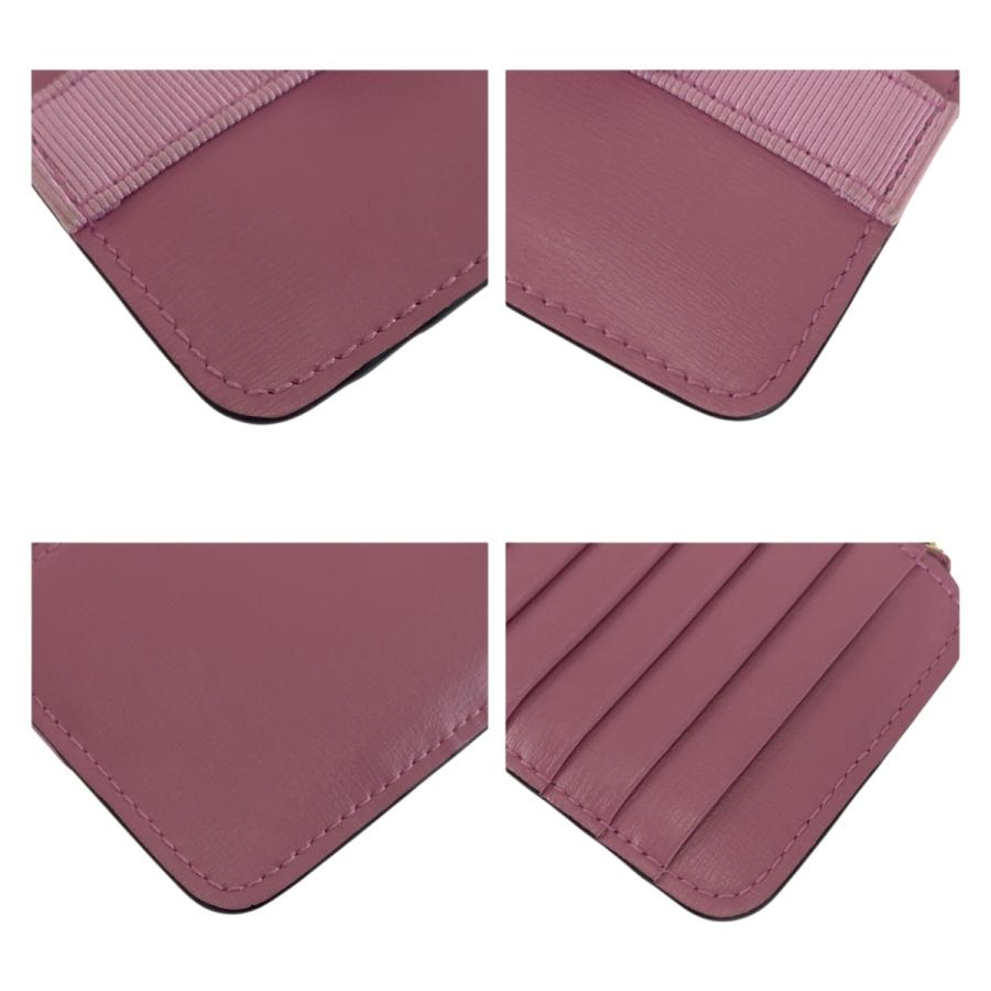 美品 Salvatore Ferragamo サルヴァトーレフェラガモ ヴィラリボン ピンク ゴールド金具 レザー コインケース フラグメントケース 505202 |  | 02