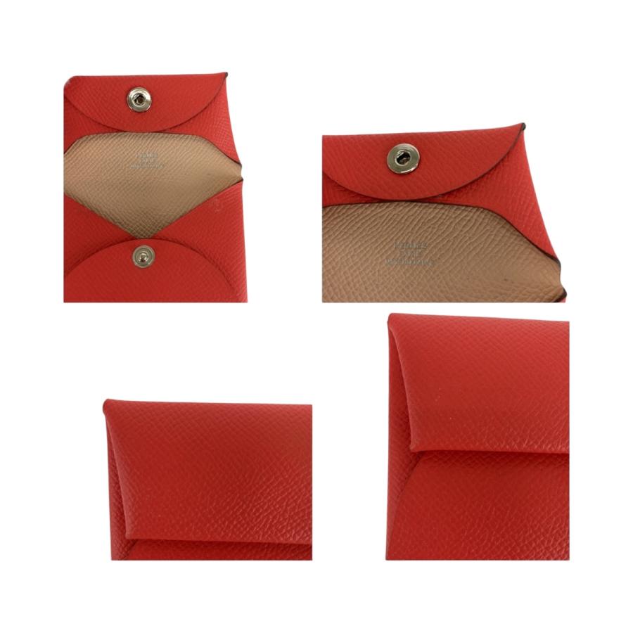 美品 HERMES エルメス バスティア ローズテキサス シルバー金具 シェブルミゾル コインケース 小銭入れ D刻印 レディース 505209 | HERMES | 08