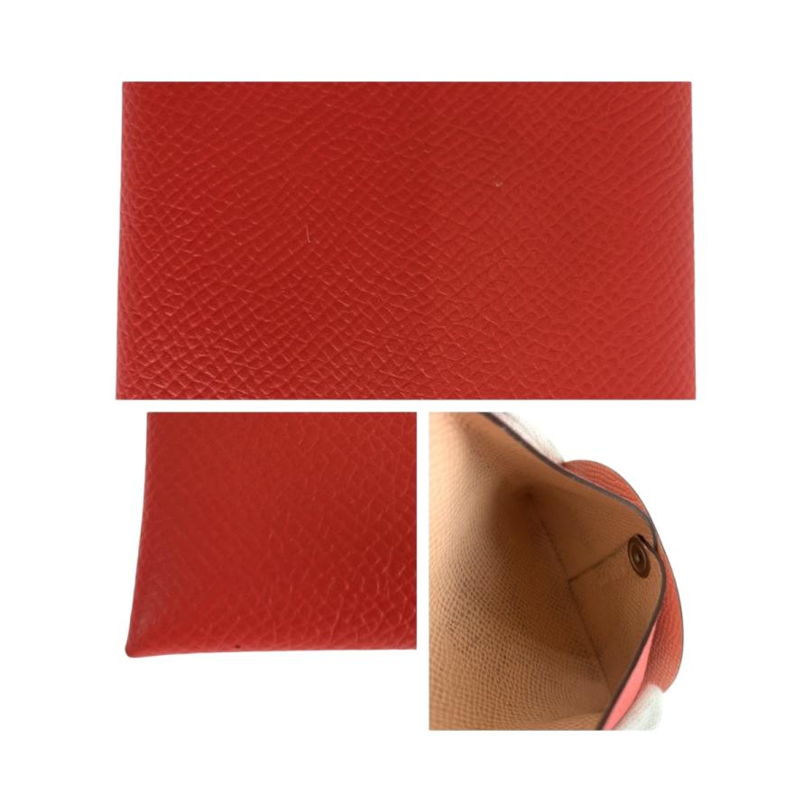 美品 HERMES エルメス バスティア ローズテキサス シルバー金具 シェブルミゾル コインケース 小銭入れ D刻印 レディース 505209 | HERMES | 09