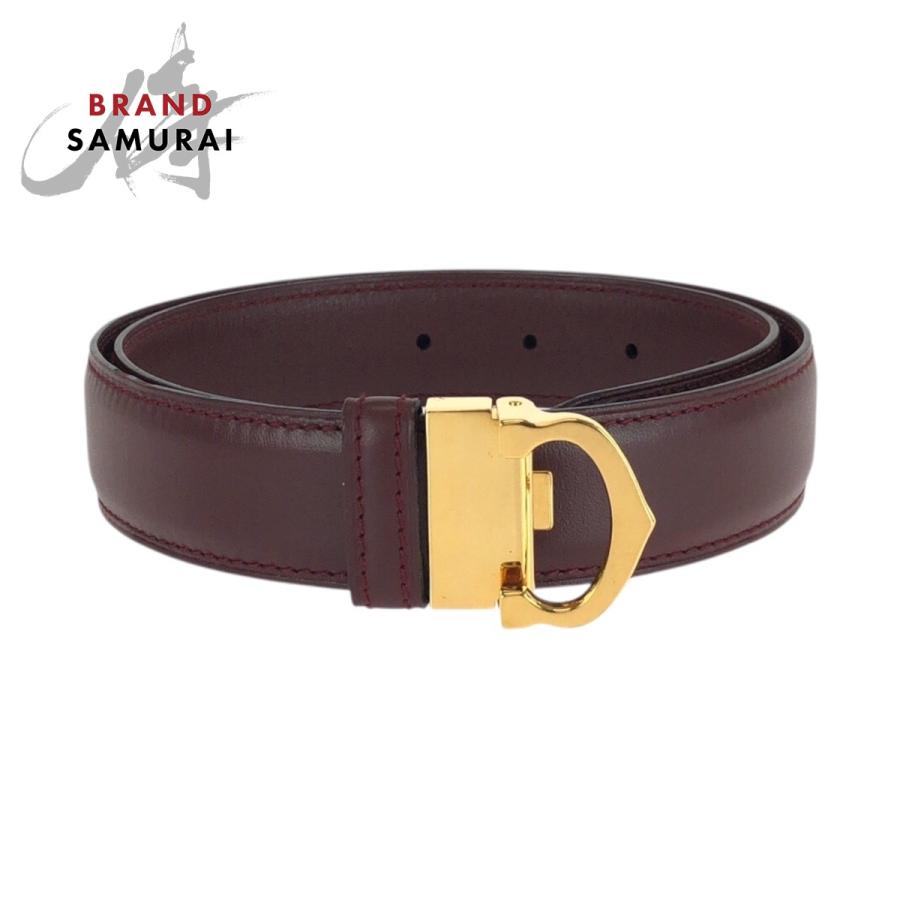 美品✨Cartier カルティエ　ベルト　マストライン　ゴールド　ボルドー Cartier（カルティエ） 美品 マストライン ボルドー ゴールド金具