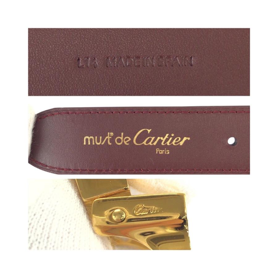 Cartier（カルティエ） 美品 マストライン ボルドー ゴールド金具