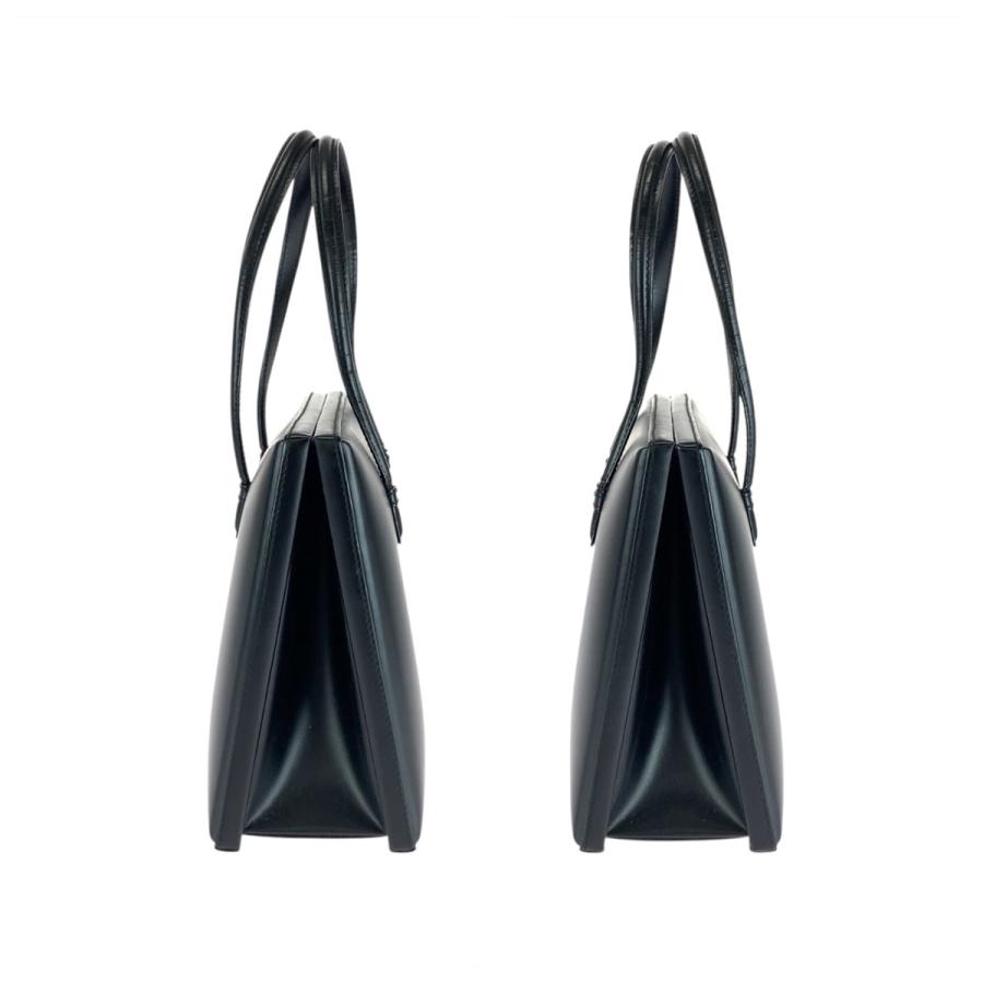 LOEWE（ロエベ） ヴィンテージ ブラック 黒 ゴールド金具 レザー